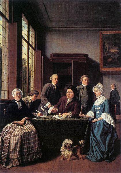 Jan Josef Horemans the Elder Marriage Contract oil painting image